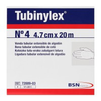 Tubinylex Nº 4 Mãos e Membros Pequenos: Venda tubular extensible de algodão 100% (4,70 cm x 20 metros)